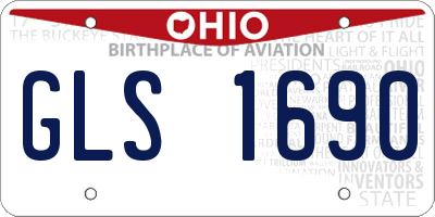OH license plate GLS1690