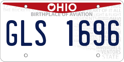 OH license plate GLS1696