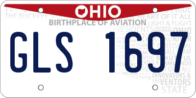 OH license plate GLS1697