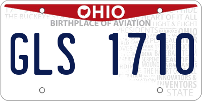 OH license plate GLS1710