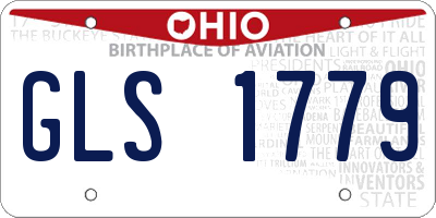 OH license plate GLS1779
