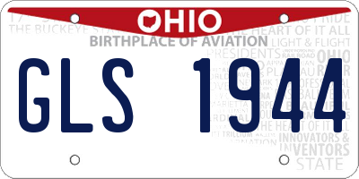 OH license plate GLS1944