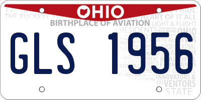 OH license plate GLS1956