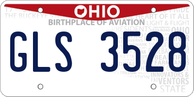 OH license plate GLS3528