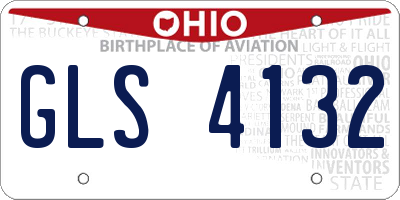 OH license plate GLS4132