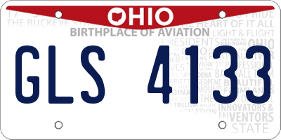 OH license plate GLS4133
