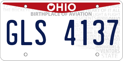 OH license plate GLS4137