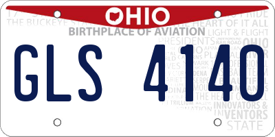 OH license plate GLS4140