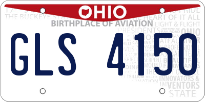 OH license plate GLS4150