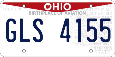OH license plate GLS4155