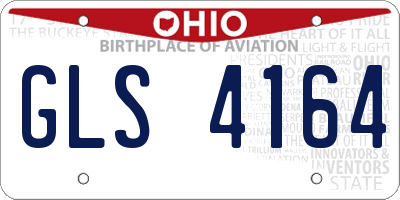 OH license plate GLS4164
