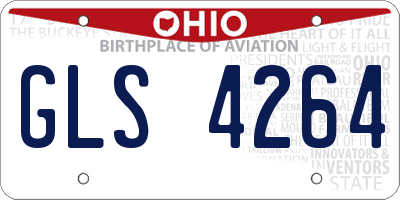 OH license plate GLS4264
