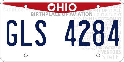OH license plate GLS4284