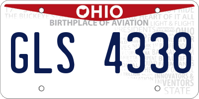 OH license plate GLS4338