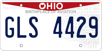 OH license plate GLS4429