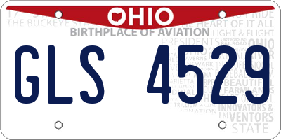 OH license plate GLS4529