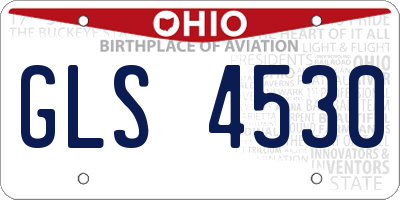 OH license plate GLS4530