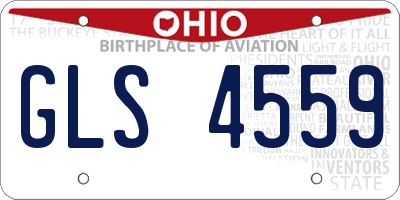 OH license plate GLS4559