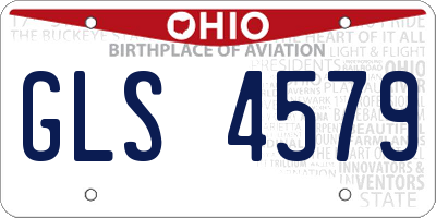OH license plate GLS4579