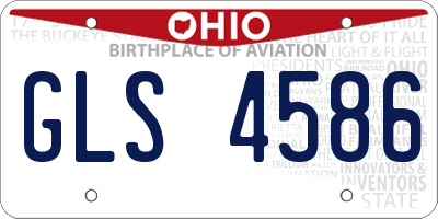 OH license plate GLS4586