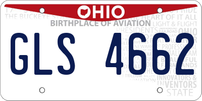 OH license plate GLS4662