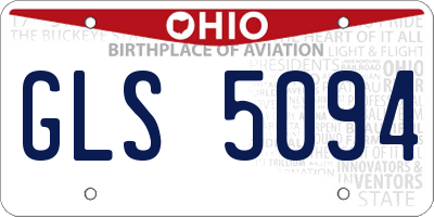 OH license plate GLS5094