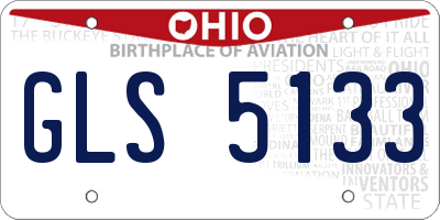 OH license plate GLS5133