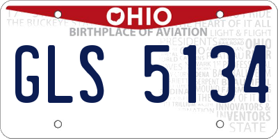 OH license plate GLS5134