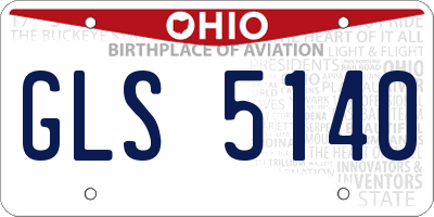 OH license plate GLS5140