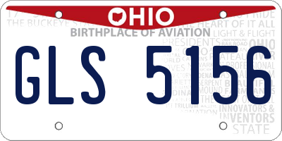 OH license plate GLS5156
