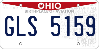 OH license plate GLS5159