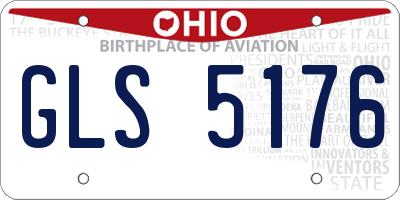 OH license plate GLS5176