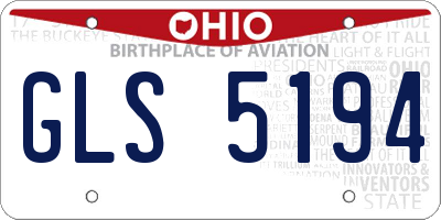 OH license plate GLS5194