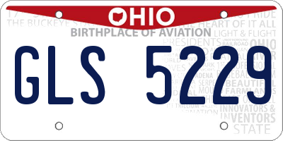 OH license plate GLS5229