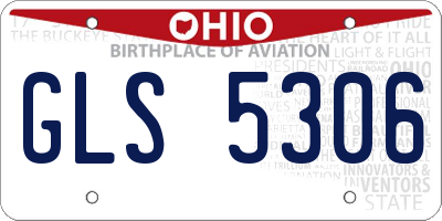 OH license plate GLS5306