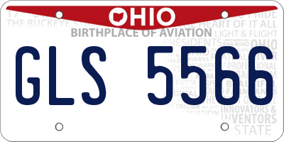 OH license plate GLS5566