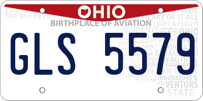 OH license plate GLS5579