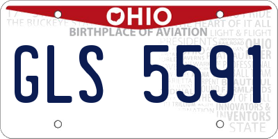 OH license plate GLS5591