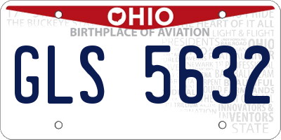 OH license plate GLS5632