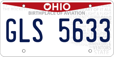 OH license plate GLS5633