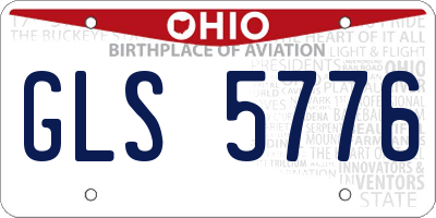 OH license plate GLS5776