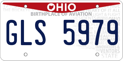 OH license plate GLS5979