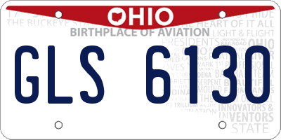 OH license plate GLS6130