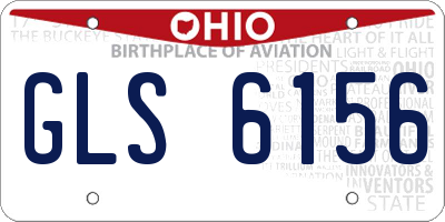 OH license plate GLS6156