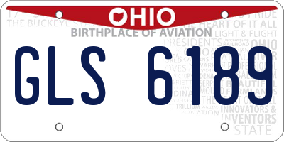 OH license plate GLS6189