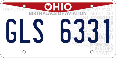 OH license plate GLS6331