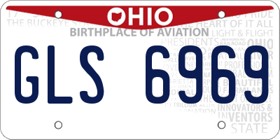 OH license plate GLS6969