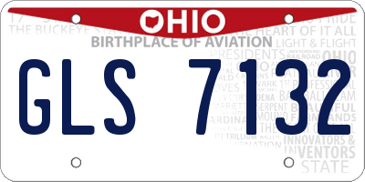 OH license plate GLS7132