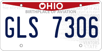 OH license plate GLS7306