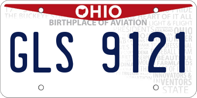 OH license plate GLS9121